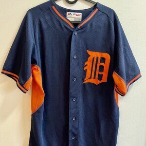 Detroit Tigers MLB Authentic Majestic Cool Base Jersey Men's Size 40